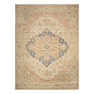 Nourison Home Vintage Washables 9' x 12' Polyester Multicolor Area Rug