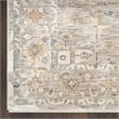 Nourison Home Heirloom Blend 5' x 8' Polyester Ivory Multicolor Area Rug