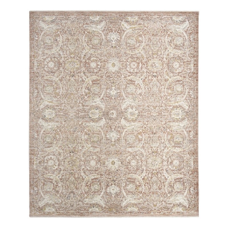Nourison Home Heirloom Blend 5' x 8' Polyester Brick Area Rug