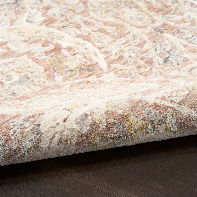 Nourison Home Heirloom Blend 8' x 10' Polyester Brick Area Rug