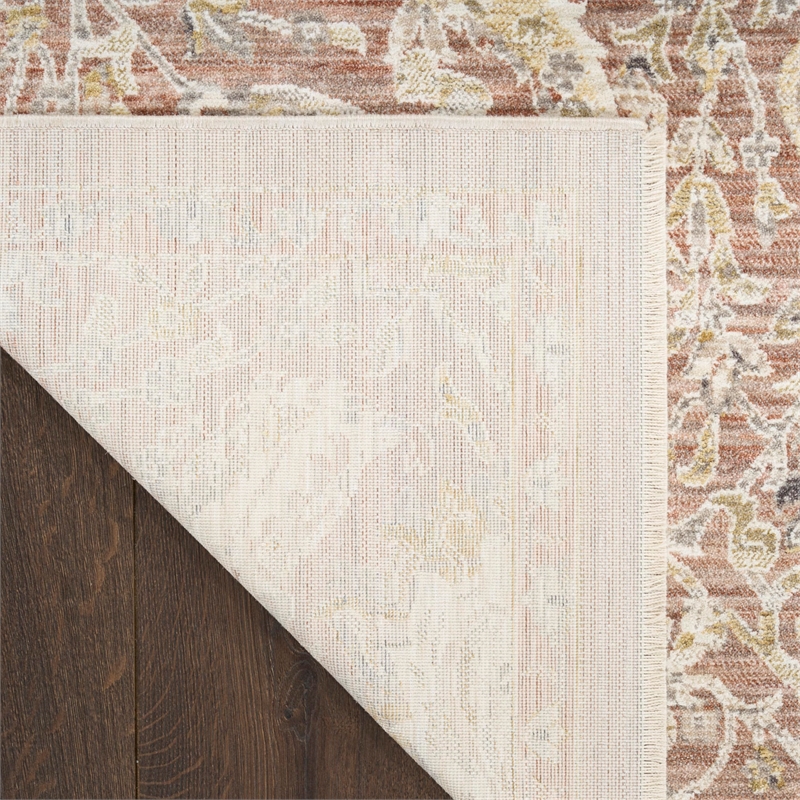 Nourison Home Heirloom Blend 8' x 10' Polyester Brick Area Rug