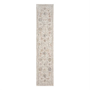 Nourison Home Heirloom Blend 10' Runner Polyester Ivory Multicolor Area Rug