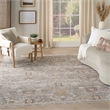 Nourison Home Heirloom Blend 5' x 8' Polyester Grey Area Rug