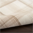 Nourison Home Grafix 7' x 10' Fabric Ivory Beige Area Rug