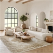Nourison Home Grafix 6' x 9' Fabric Ivory Beige Area Rug