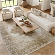Nourison Home Grafix 7' x 10' Fabric Ivory Beige Area Rug