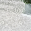 Nourison Home Astra Machine Washable 7' x 9' PolyesterLight Grey Area Rug