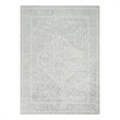 Nourison Home Astra Machine Washable 7' x 9' PolyesterLight Grey Area Rug