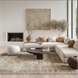 Nourison Home Astra Machine Washable 8' x 10' Polyester Rust Multicolor Area Rug