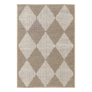 Nourison Home Washable Modern Jute 2' x 3' Fabric Natural Ivory Area Rug