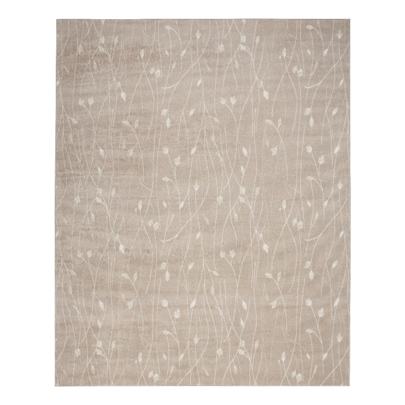 Nourison Home Grafix 4' x 6' Fabric Beige Area Rug