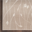 Nourison Home Grafix 9' x 12' Fabric Beige Area Rug