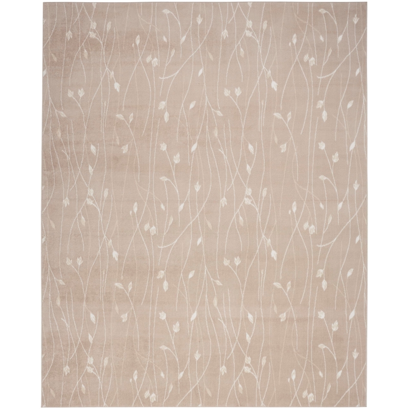 Nourison Home Grafix 10' x 14' Fabric Beige Area Rug