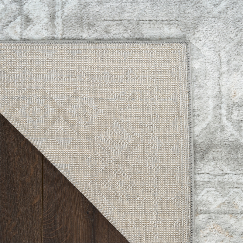 Nourison Home Dekor 2' x 4' Polyester Grey Area Rug