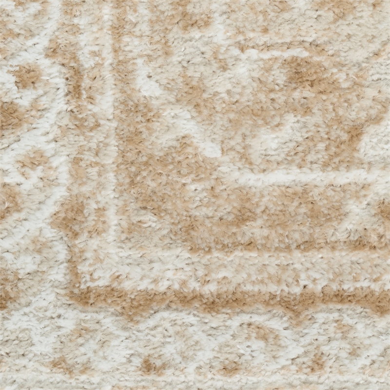 Nourison Home Dekor 2' x 4' Polyester Cream Beige Area Rug
