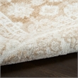 Nourison Home Dekor 2' x 4' Polyester Cream Beige Area Rug