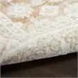 Nourison Home Dekor 4' x 6' Polyester Cream Beige Area Rug