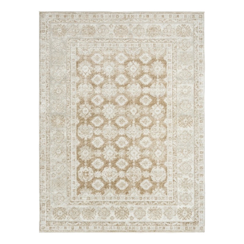 Nourison Home Dekor 4' x 6' Polyester Cream Beige Area Rug