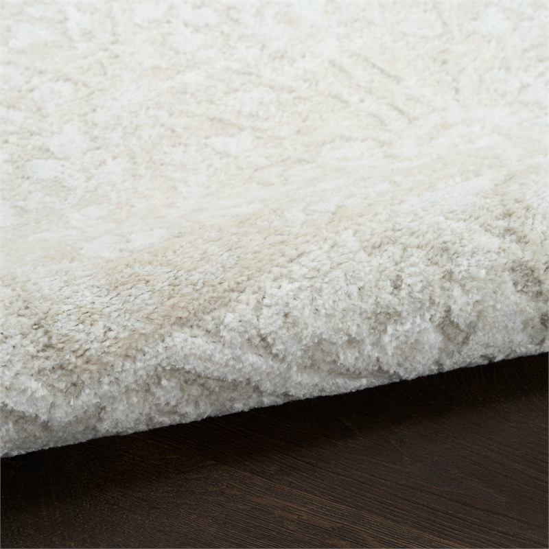 Nourison Home Dekor 2' x 4' Polyester Ivory Beige Area Rug