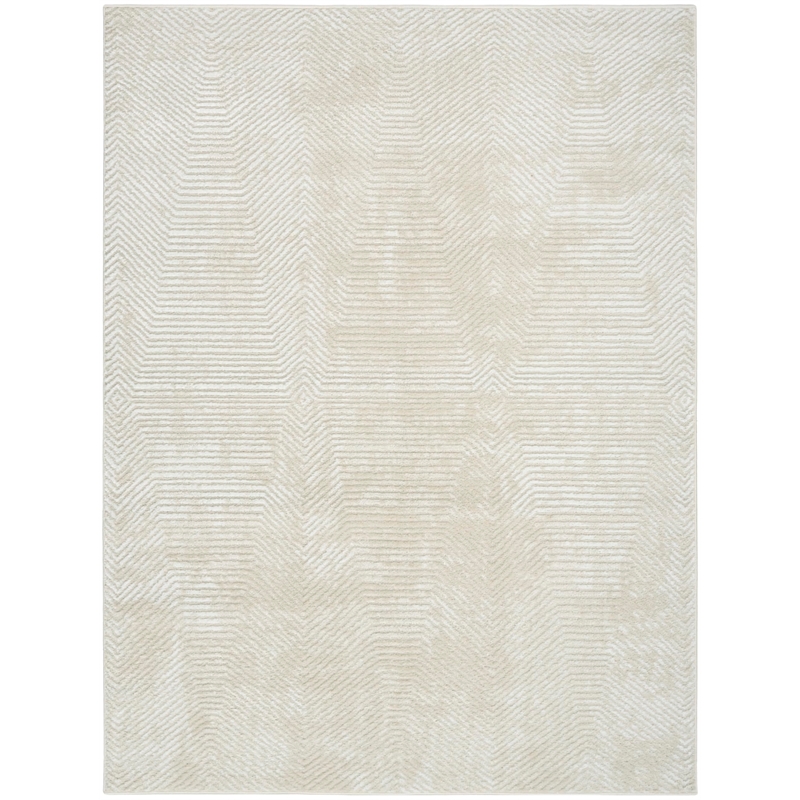 Nourison Home Dekor 4' x 6' Polyester Ivory Beige Area Rug