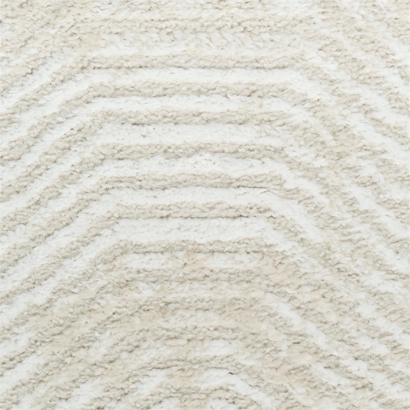 Nourison Home Dekor 4' x 6' Polyester Ivory Beige Area Rug