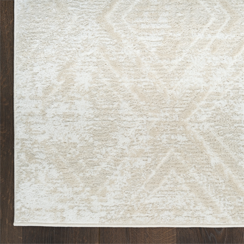 Nourison Home Dekor 2' x 4' Polyester Beige Area Rug