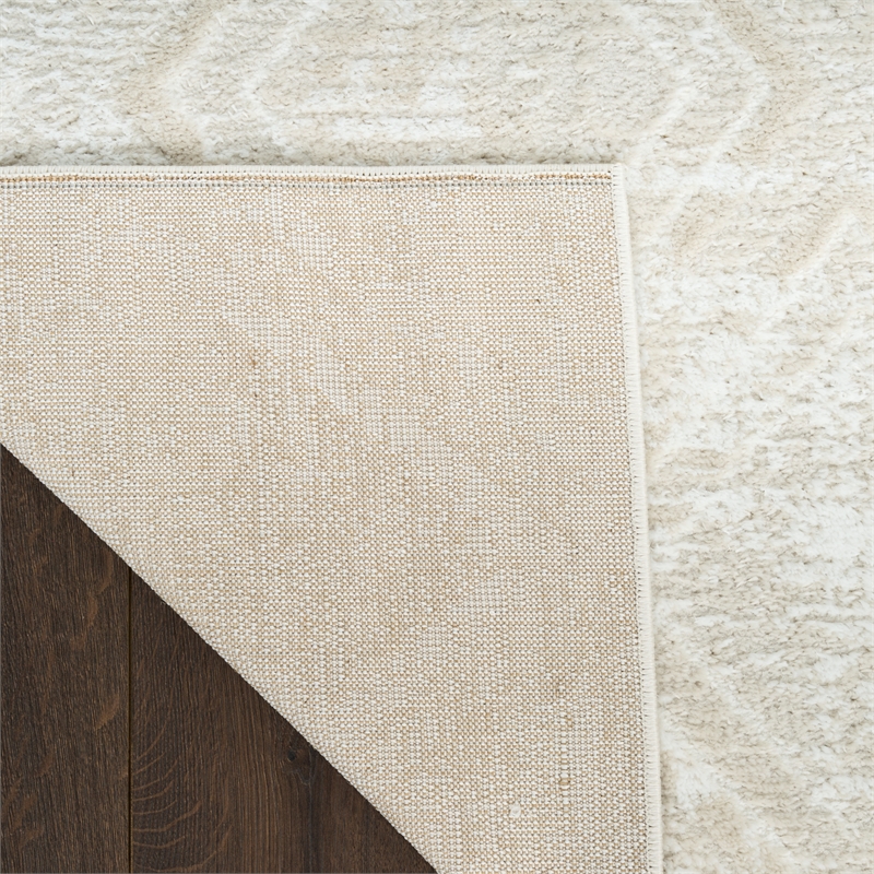 Nourison Home Dekor 2' x 4' Polyester Beige Area Rug