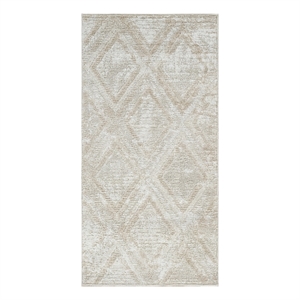Nourison Home Dekor 2' x 4' Polyester Ivory Beige Area Rug
