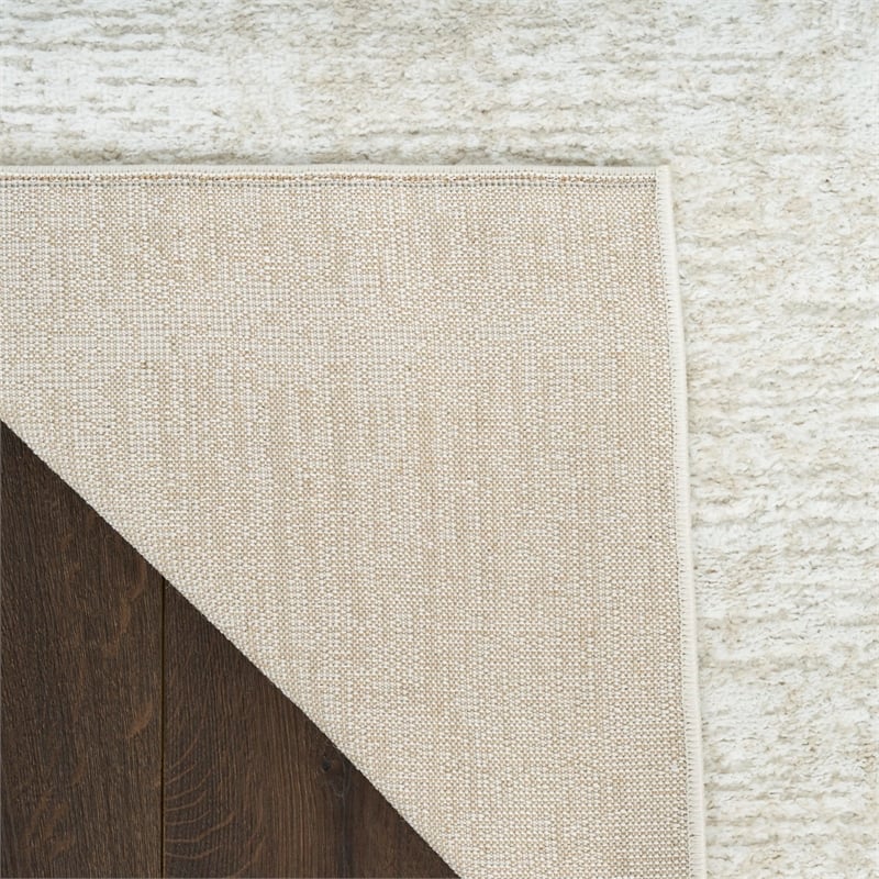 Nourison Home Dekor 4' x 6' Polyester Beige Area Rug