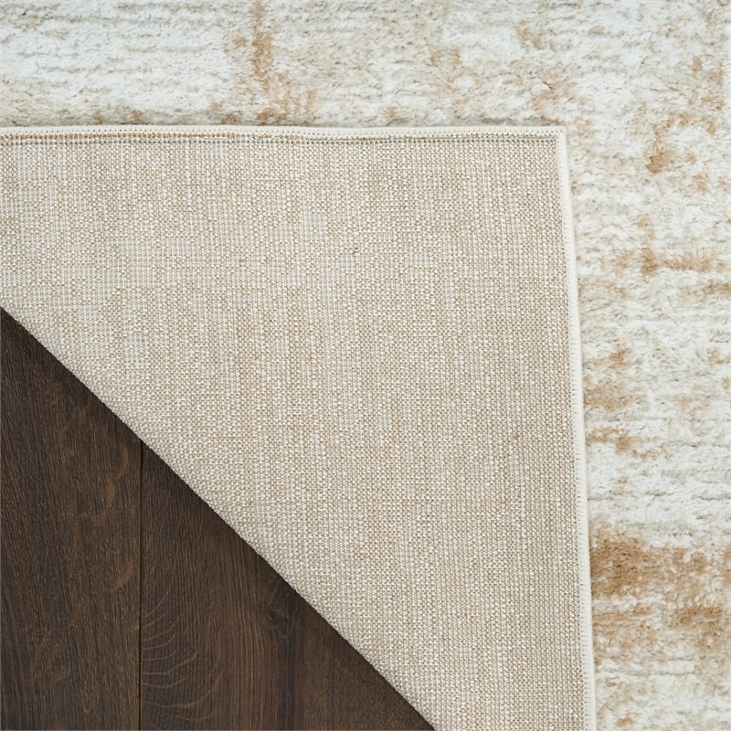 Nourison Home Dekor 2' x 4' Polyester Ivory Beige Area Rug