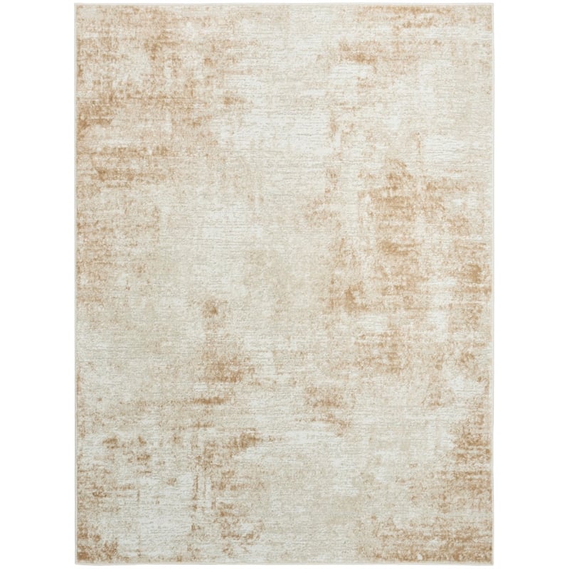 Nourison Home Dekor 4' x 6' Polyester Ivory Beige Area Rug