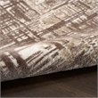Nourison Home Dekor 4' x 6' Polyester Brown Area Rug