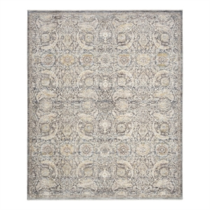 Nourison Home Heirloom Blend 9' x 12' Polyester Charcoal Multicolor Area Rug