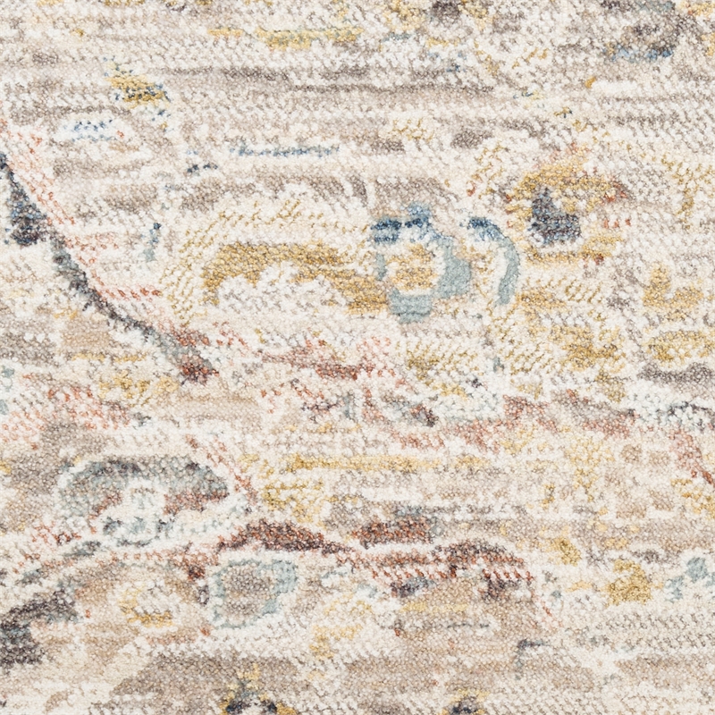 Nourison Home Heirloom Blend 8' x 10' Polyester Light Grey Area Rug