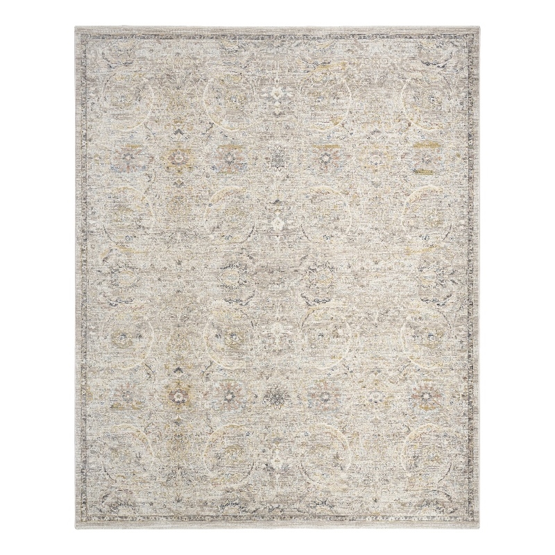 Nourison Home Heirloom Blend 8' x 10' Polyester Light Grey Area Rug