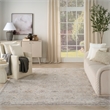 Nourison Home Heirloom Blend 9' x 12' Polyester Light Grey Area Rug