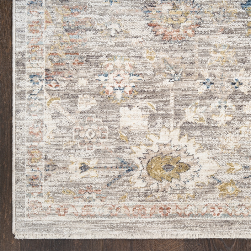 Nourison Home Heirloom Blend 8' x 10' Polyester Grey Area Rug