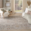 Nourison Home Heirloom Blend 9' x 12' Polyester Grey Area Rug