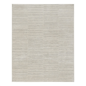 Nourison Home Santa Cruz 9' x 12' Polyester Ivory Grey Area Rug