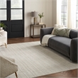 Nourison Home Santa Cruz 9' x 12' Polyester Ivory Grey Area Rug