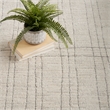 Nourison Home Santa Cruz 9' x 12' Polyester Ivory Grey Area Rug