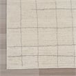 Nourison Home Santa Cruz 9' x 12' Polyester Ivory Grey Area Rug