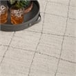 Nourison Home Santa Cruz 9' x 12' Polyester Ivory Grey Area Rug