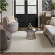 Nourison Home Santa Cruz 9' x 12' Polyester Ivory Grey Area Rug