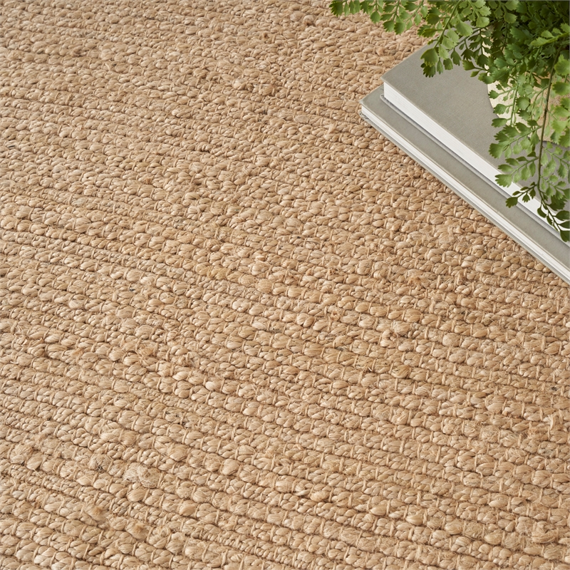 Nourison Home Natural Jute 7' x 10' Bleached Area Rug