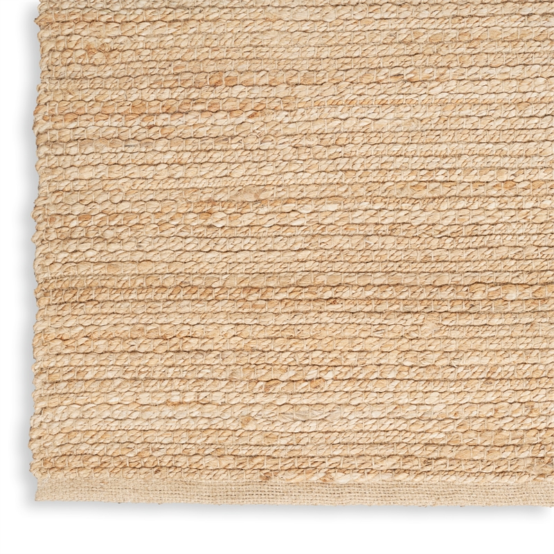 Nourison Home Natural Jute 10' Runner Bleached Area Rug