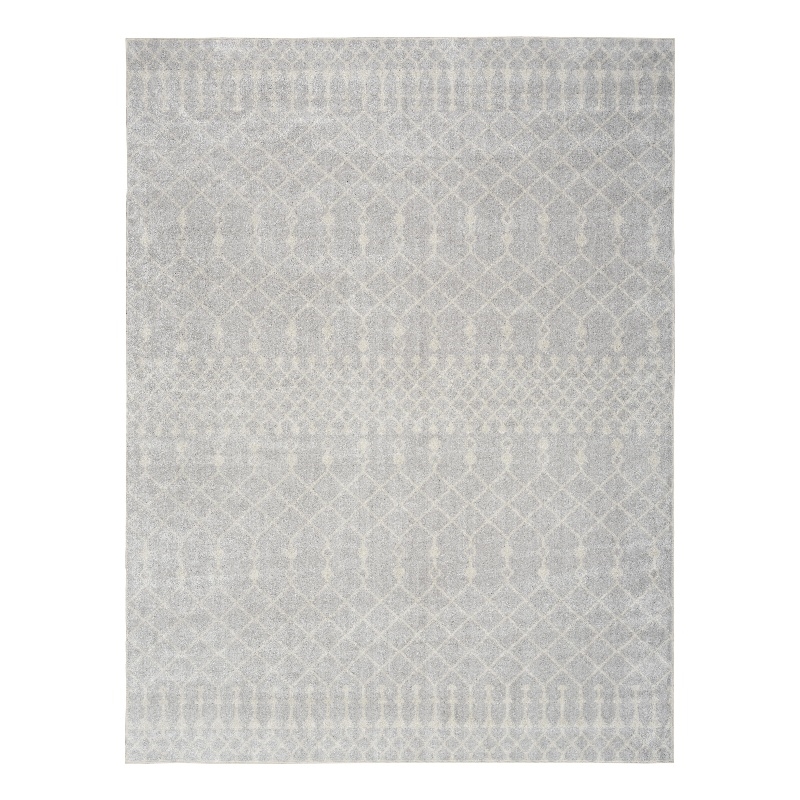 Nourison Home Astra Machine Washable 6' x 9' Polyester Grey Area Rug