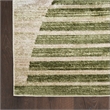 Nourison Home Astra Machine Washable 8' x 10' Polyester Ivory Olive Area Rug
