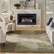 Nourison Home Astra Machine Washable 8' x 10' Polyester Ivory Olive Area Rug