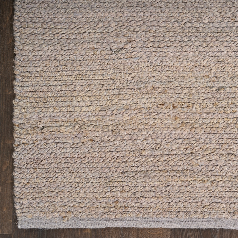 Nourison Home Natural Jute 8' x 10' Grey Area Rug